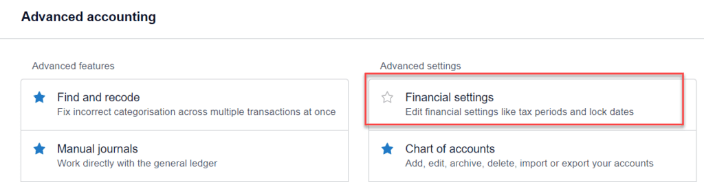 Lock dates 2 setting lock dates in Xero