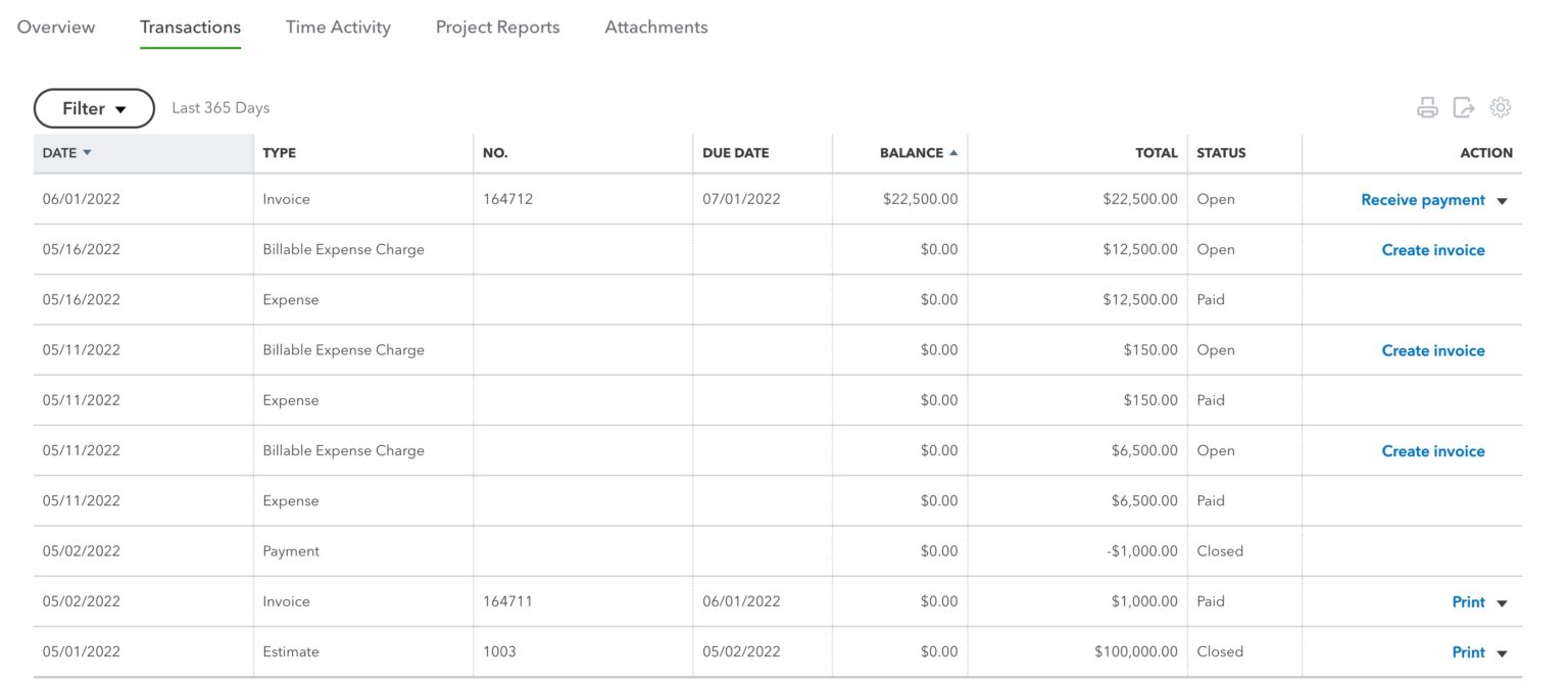 How do I track projects in QBO? - Beyond Balanced Books